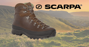 Scarpa Trek GTX Boot in susnet background